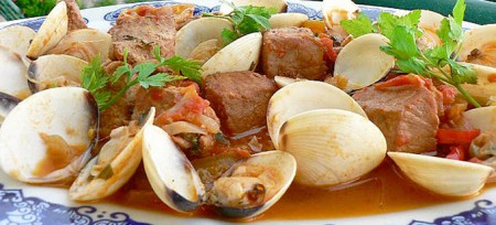 Carne á Alentejana ao sabado