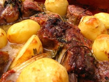 Vitela assada ao domingo